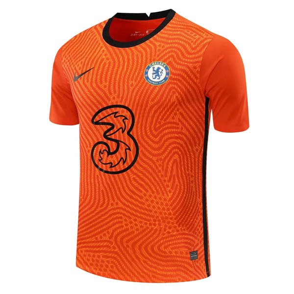 Tailandia Camiseta Chelsea Portero 2020 2021 Naranja